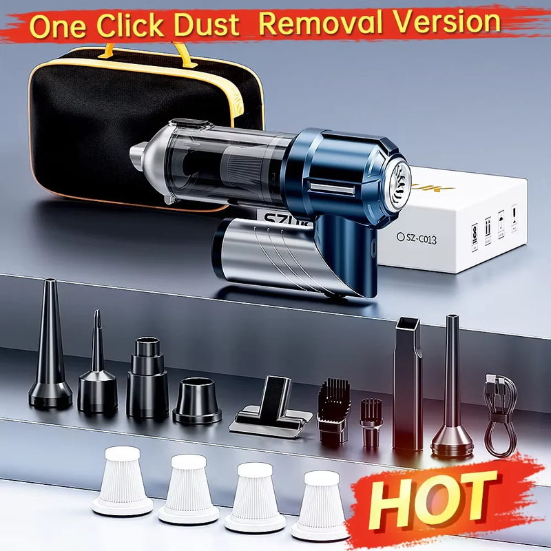 SZUK Car Vacuum Cleaner Portable Handheld Mini Vacuum Cleaner Foldable Strong Suction Powerful Wireless Cleaner Cleaning Machine