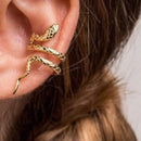 Uworld 1pcs Stainless Steel Minimal Snake Ear Cuff for Women High Quality 18 K Metal Geometric Temperament Jewelry Bijoux Femme