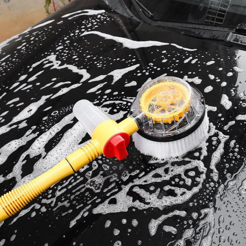 Long Handle Automatic Foaming Water Power Car Wash Brush Chenille Microfiber Car Wash Mop - TrendTrove