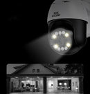 Outdoor panoramic 4K high-definition camera monitoring home network security outdoor waterproof monitor 360 night vision - TrendTrove