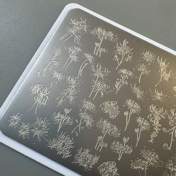 XMQ NAIL ART STAMPING PLATES ROSE TEMPLATE IMAGE PLATE