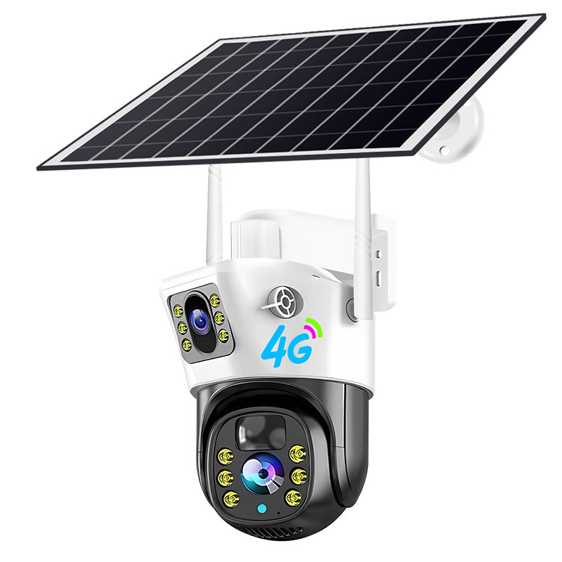 V380PRO  4G Solar Camera 4MP Dual Lens Home Security  Camera With Solar Panel - TrendTrove