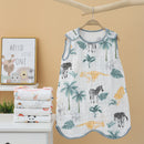 Children's Sleeping Bag Cotton Four-Layer Gauze Cute Cartoon Anti-Cold Anti-Kick Quilt Cotton Yarn Class A Baby Sleeping Bag