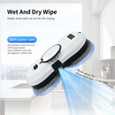 Robot aspirador eléctrico de 5600 PA para ventanas, control anticaídas y pulverizador de agua automático para el hogar.