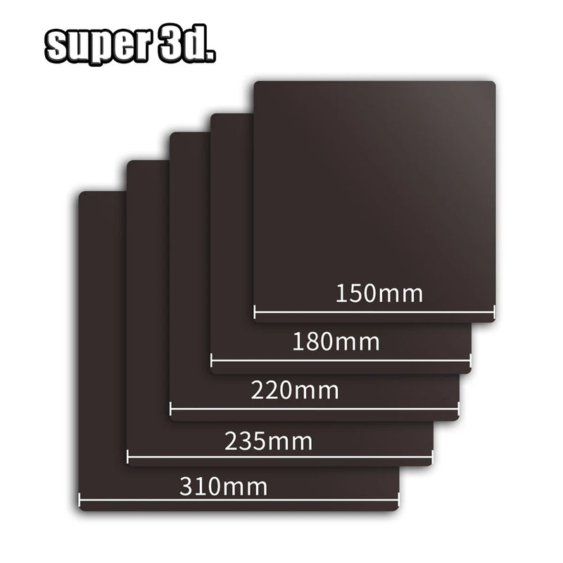 Ender 3 V3 SE Magnetic Sticker With 3M Adhersive 235/310/350mm MK3S 3D Printer Bed Base Build Plate Tape For Creality K1 K1 Max
