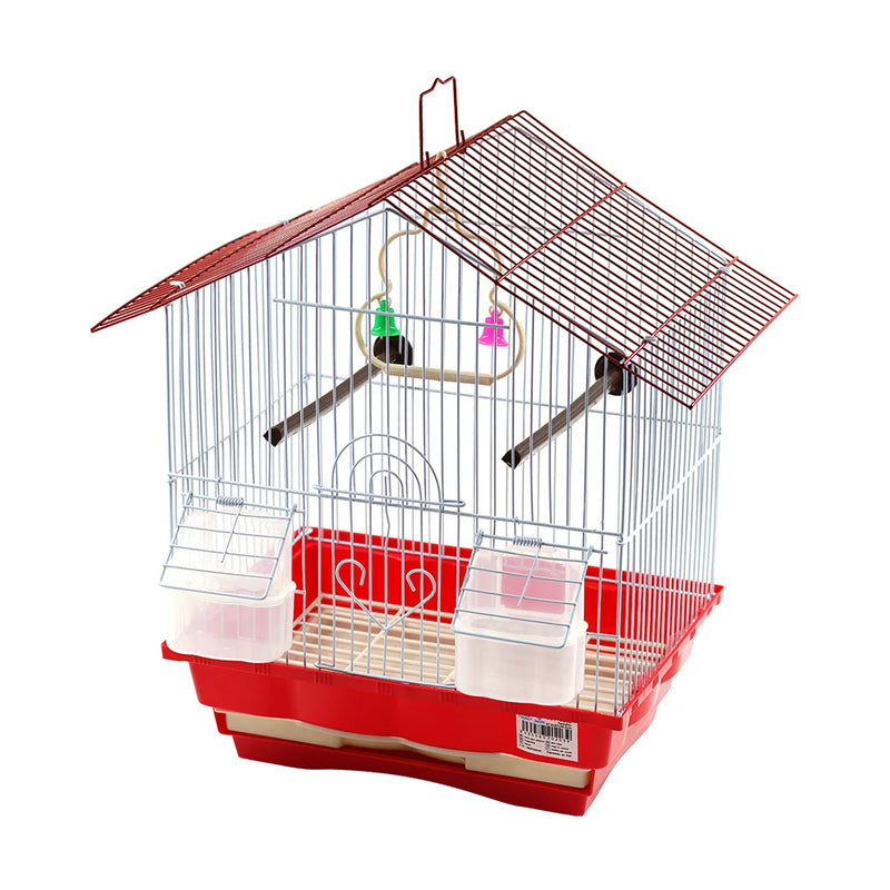 SMELL & SMILE Bird Cage Accessories Cage comederos Swing Stand Stick 37.5x27x38.3cm Indoor Outdoor Hanging Bird Cages