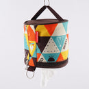 Outdoor camping folding ethnic style paper box storage bag car roll paper tissue box small cloth bag storage bag - TrendTrove