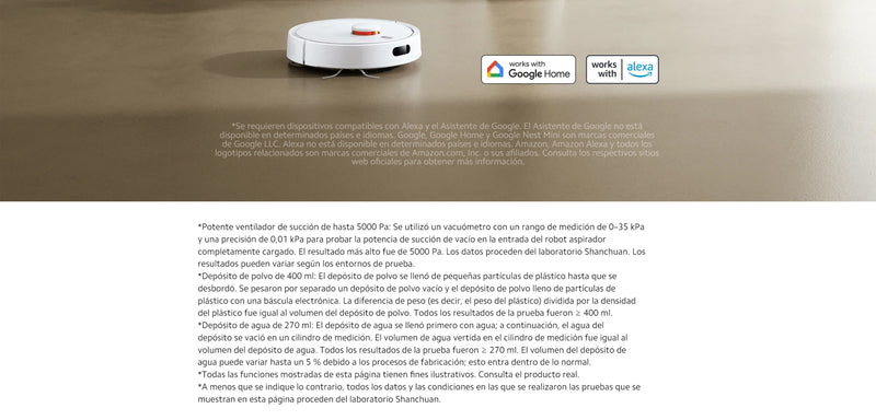 Official | Xiaomi Robot Vacuum S20 powerful 5000 Pa suction fan smart handsfree remote Control via smartphone