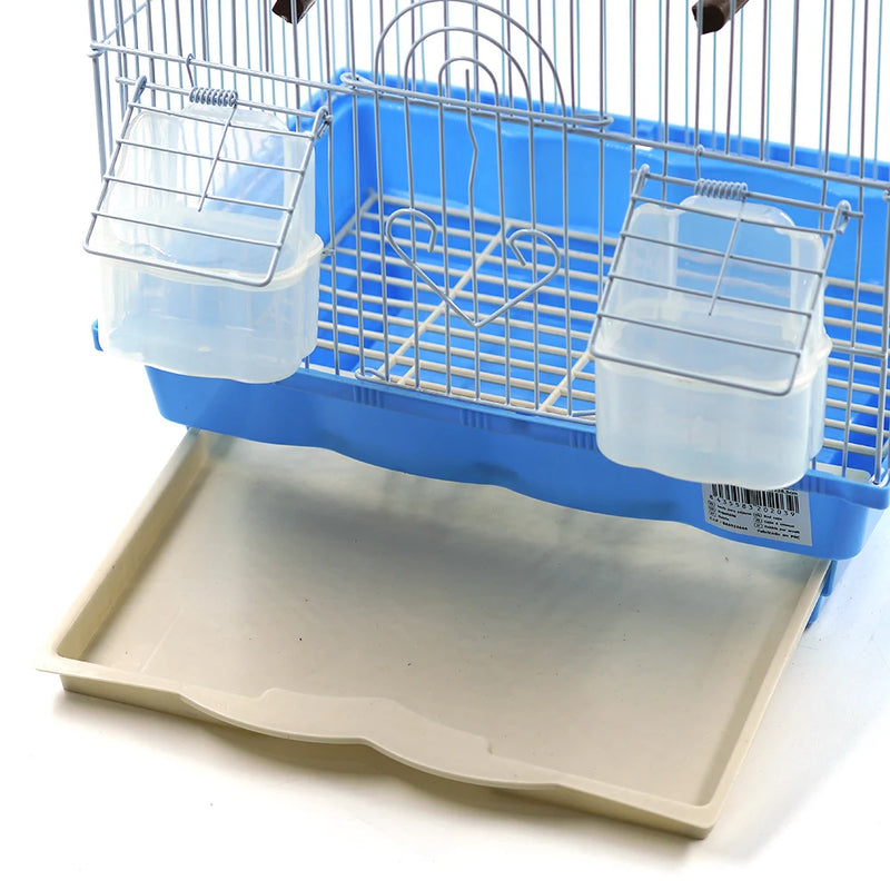 SMELL & SMILE Bird Cage Accessories Cage comederos Swing Stand Stick 37.5x27x38.3cm Indoor Outdoor Hanging Bird Cages