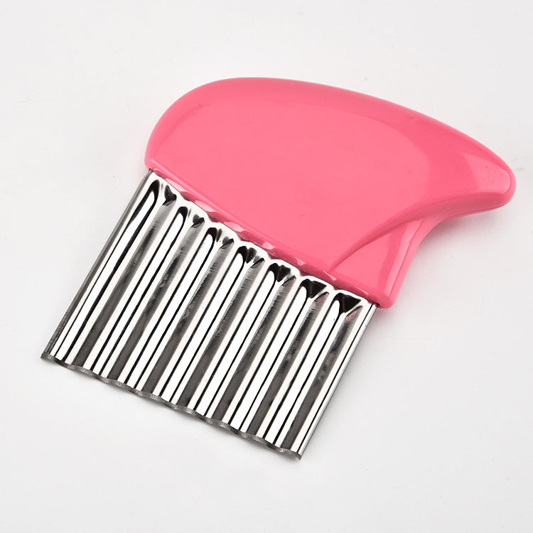 Stainless Steel Wave Potato Cutter Manual Multipurpose Slicer Cut French Fries Kitchen Gadgets