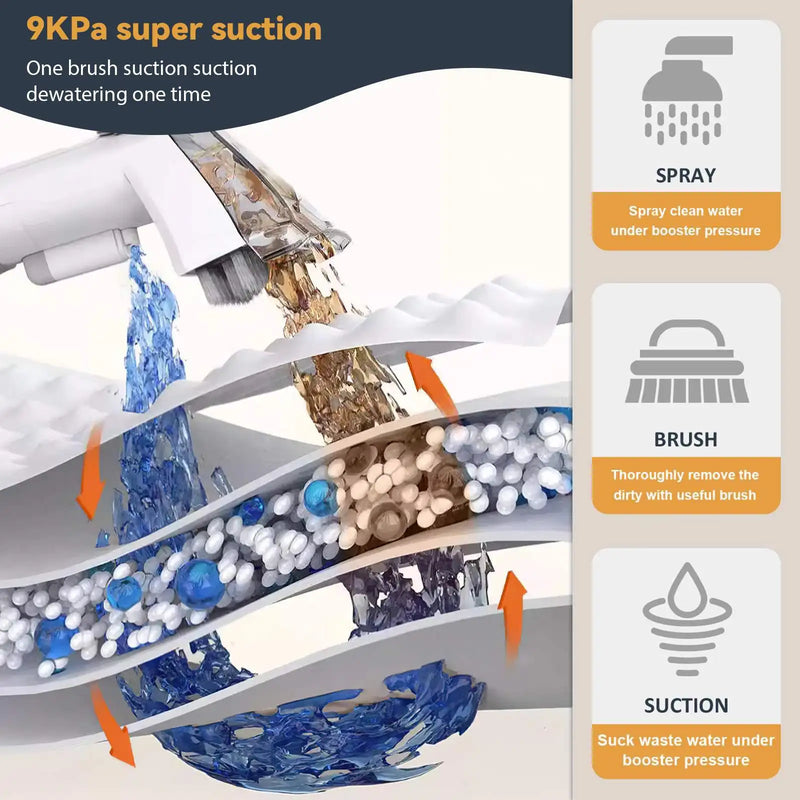 Hand carpet clean, spot painting machine with 9Kpa cable, 400W, for wet fabric, carpet, sofa, portable fart car