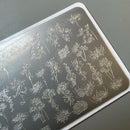 XMQ NAIL ART STAMPING PLATES ROSE TEMPLATE IMAGE PLATE