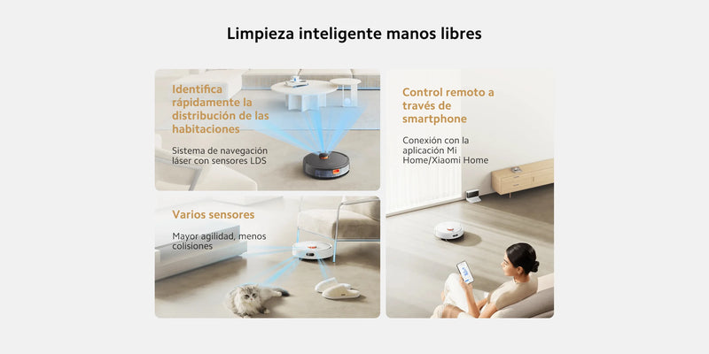 Official | Xiaomi Robot Vacuum S20 powerful 5000 Pa suction fan smart handsfree remote Control via smartphone