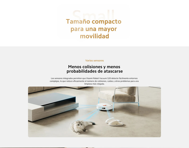 Official | Xiaomi Robot Vacuum S20 powerful 5000 Pa suction fan smart handsfree remote Control via smartphone