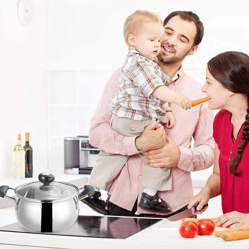 Karinear has a ceramic stove with 4 built-in burners, dual expandable areas, integrated electric table, touch control, timer