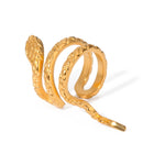 Uworld 1pcs Stainless Steel Minimal Snake Ear Cuff for Women High Quality 18 K Metal Geometric Temperament Jewelry Bijoux Femme