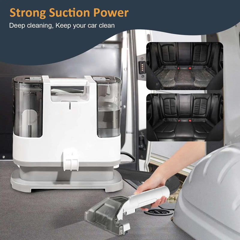 Hand carpet clean, spot painting machine with 9Kpa cable, 400W, for wet fabric, carpet, sofa, portable fart car