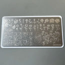 XMQ NAIL ART STAMPING PLATES ROSE TEMPLATE IMAGE PLATE
