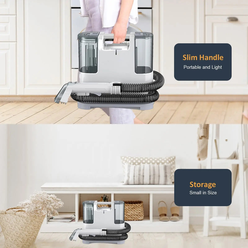 Hand carpet clean, spot painting machine with 9Kpa cable, 400W, for wet fabric, carpet, sofa, portable fart car