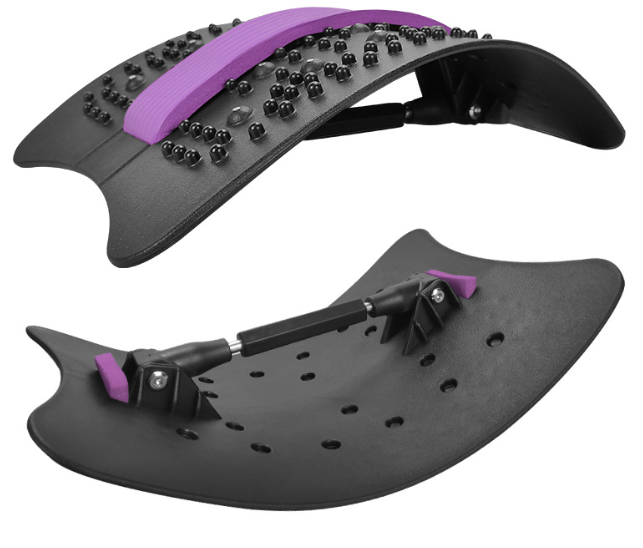 124 Freely Adjustable Back Stretch Equipment Massager Stretching Device - TrendTrove
