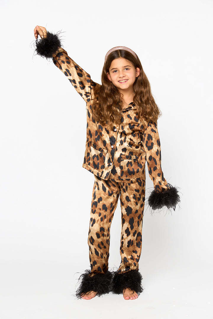 Parent child outfit European and American Christmas pajamas set printed home clothes for women - TrendTrove