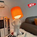 USB plug-in creative MR P shy desk lamp a little shy boy naughty night light without plug - TrendTrove