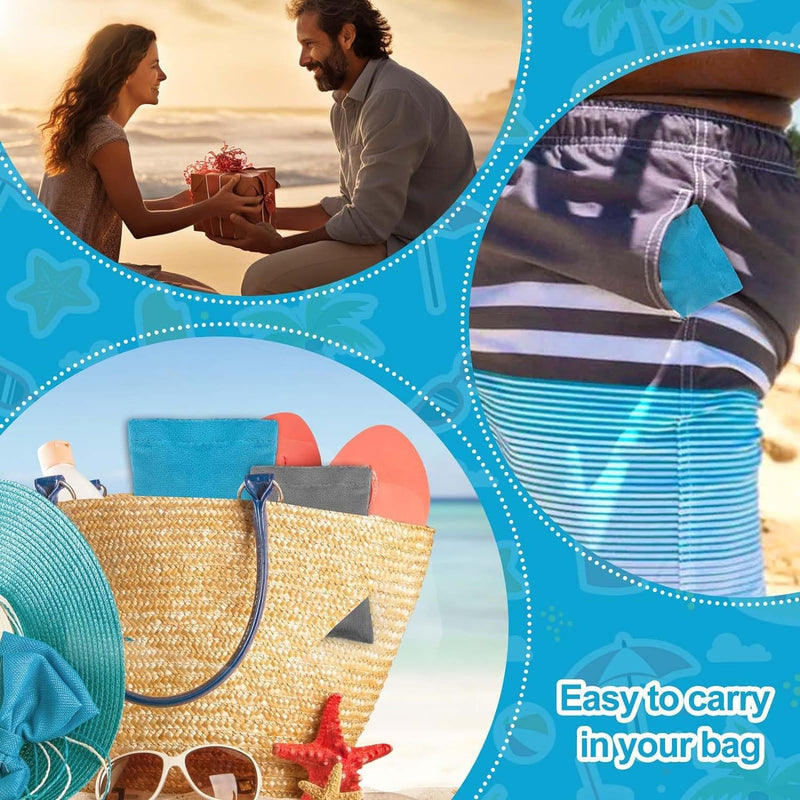 Palksky  Sand Cleaning Gloves Beach Sand Cleaning Bag Easily remove the sand stuck to your baby's body when playing in the sand - TrendTrove