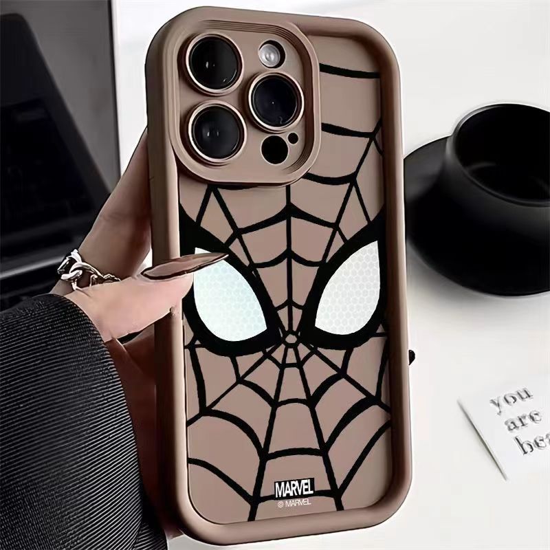 Spider Man iPhone 14 Promax Matte Silicone Soft Case for Apple Phone Case - TrendTrove