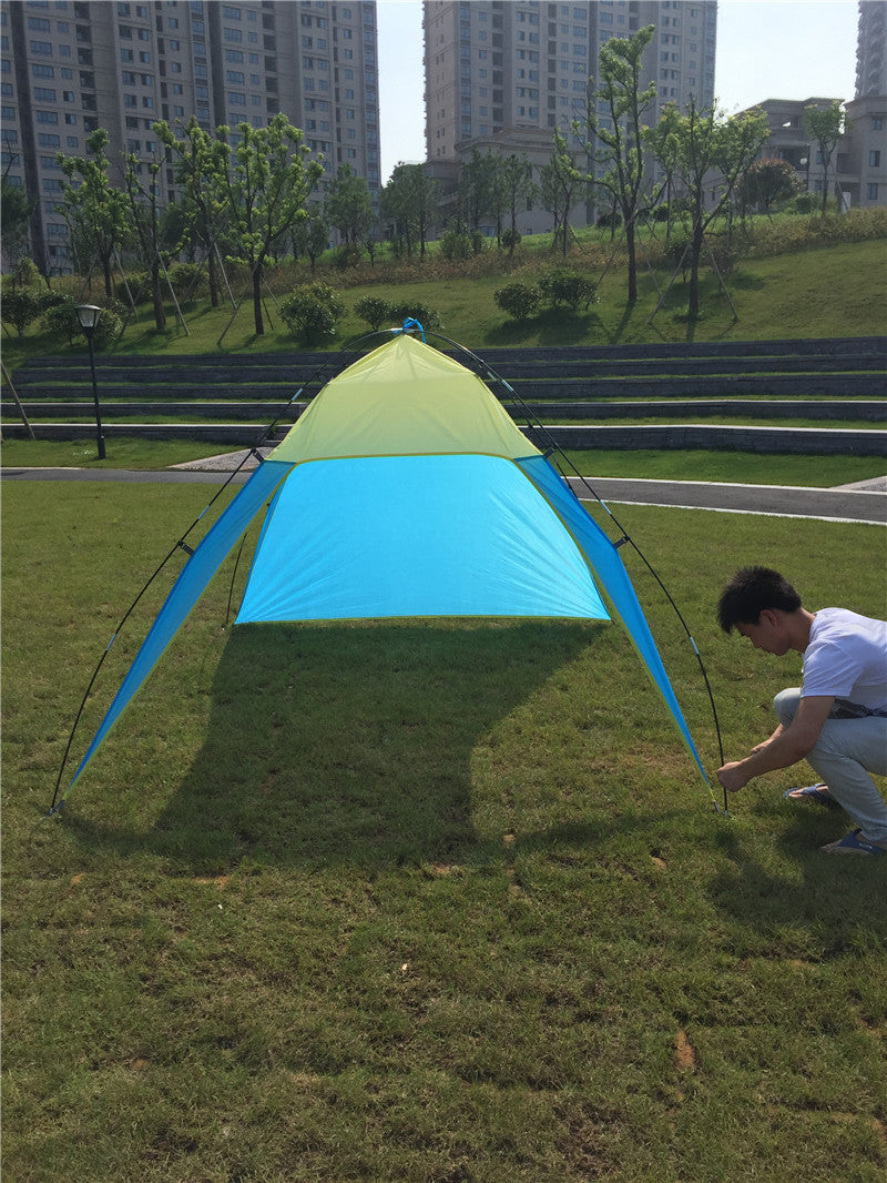 Pop Up Beach Tent Sun Shade Shelter Anti-UV Shelter Fully Automatic Folding Camping Tent - TrendTrove