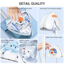 New magnetic glass cleaner with extended pole and double-sided water storage for high-rise home use. - TrendTrove