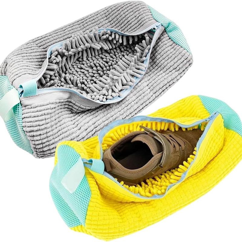 Shoe washing machine bag lazy artifact home machine washing shoe bag shoe anti-deformation shoe bag care bag - TrendTrove