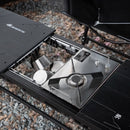 IGT Stainless Steel Folding Basket: Drain & Wash, Ideal Camping Table Accessory. - TrendTrove