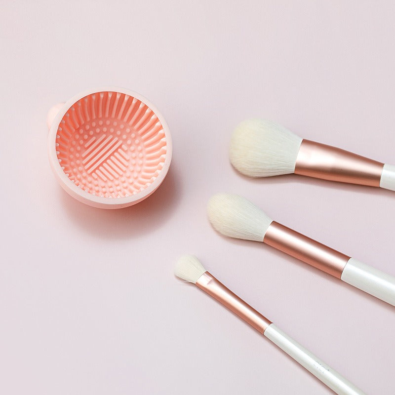 Creative Xiaowangzi Makeup Brush Cleaning Plate - TrendTrove