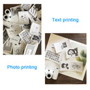 Portable Thermal Bluetooth Printer 58mm Mini Wireless POS Thermal Picture Photo Printer for Android IOS Mobile Phone