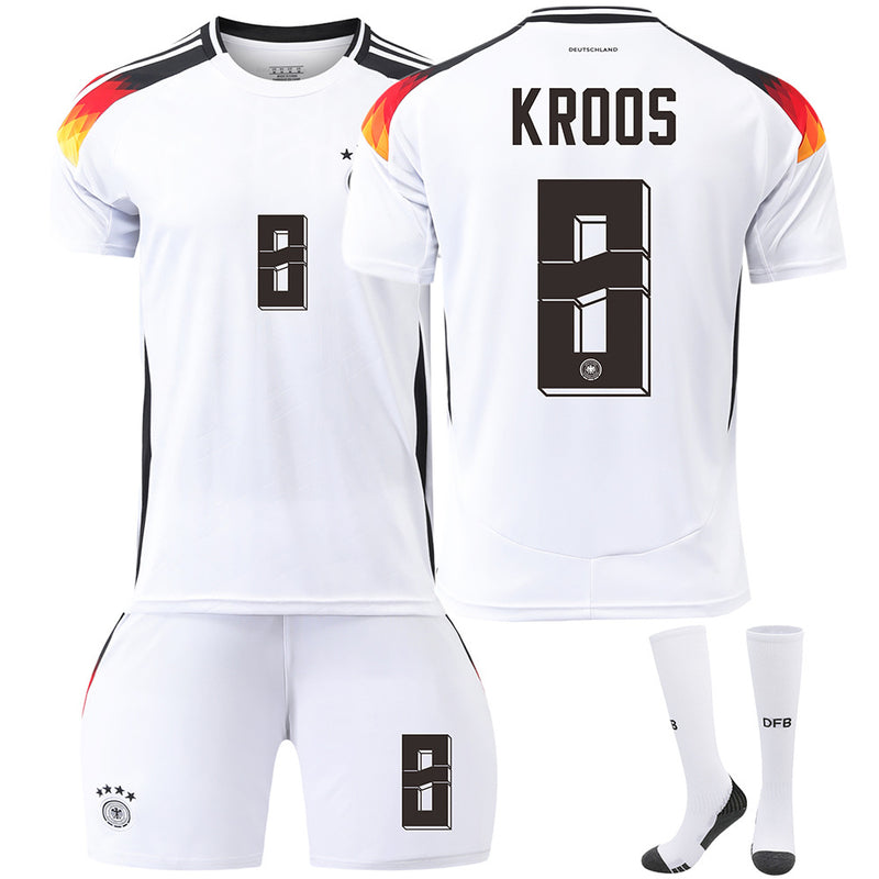 Germany home No. 13 Muller European Cup jersey 7 Havertz 8 Kroos football uniform men's suit - TrendTrove