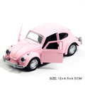 Alloy Car Model Classic Car Door Pull Back Children's Toy Car Girl Cake Decoration Car Ornaments