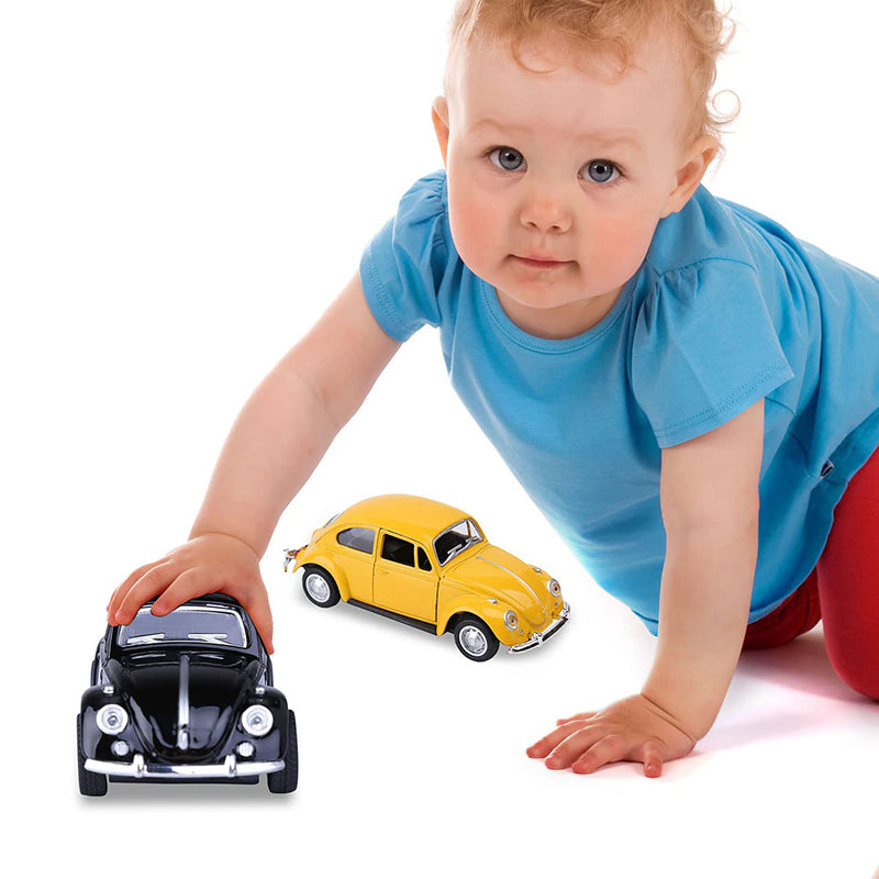 Alloy Car Model Classic Car Door Pull Back Children's Toy Car Girl Cake Decoration Car Ornaments