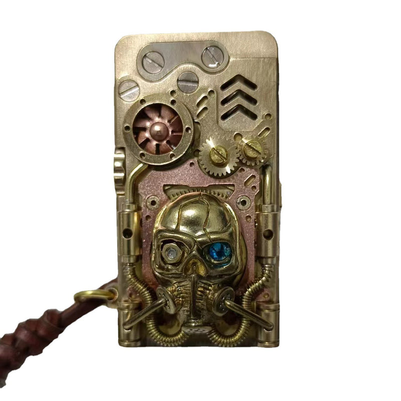 Mechanical armor catapult ignition kerosene lighter Dragon Tongue Aspley Doomsday Hunter punk lighter - TrendTrove