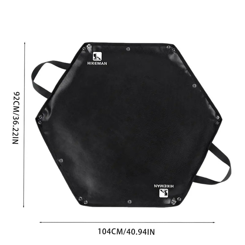 Camping Fireproof Mat Hexagonal Folding Heat Resistant Flame Retardant Insulation Pad Stove Anti Flame Padding Camping Supplies - TrendTrove