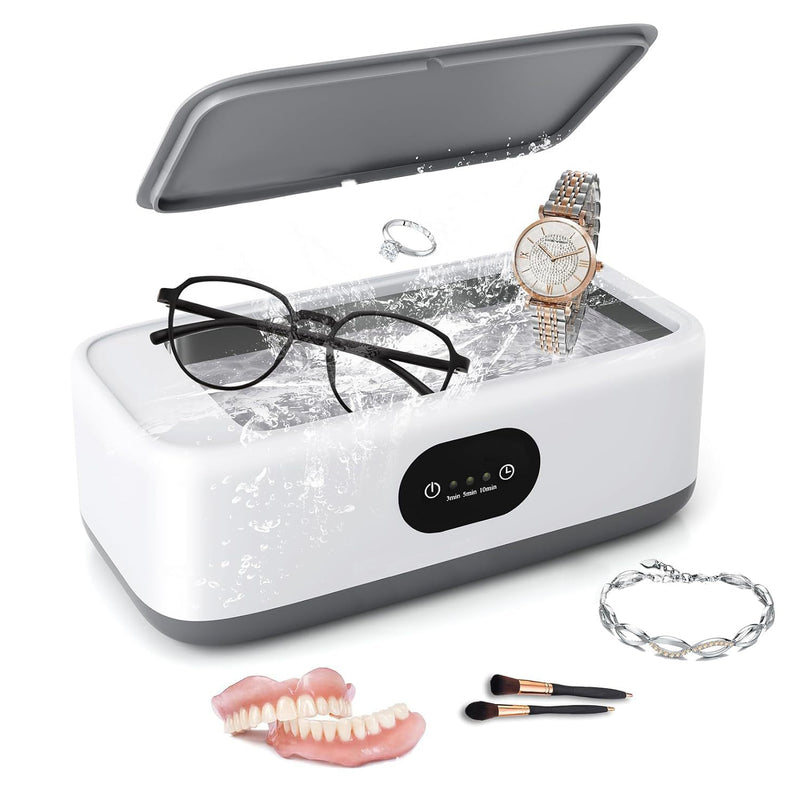 Ultrasonic cleaning machine for contact lenses, jewelry, dentures, and small household ultrasonic glasses cleaning machine - TrendTrove