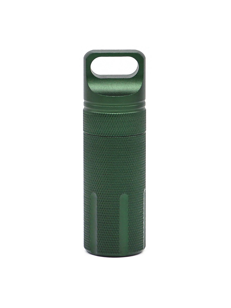Aluminum alloy fully sealed EDC waterproof tank outdoor survival equipment waterproof compartment flat head waterproof storage b - TrendTrove