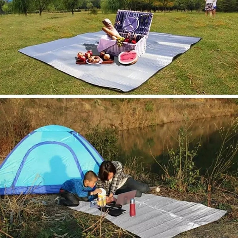 Picnic Mat Waterproof Beach Mat Soft Tent Mat Waterproof Damp-proof Mat For Camping Outdoor Camping Thickened Mat - TrendTrove