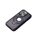 Suitable for Apple 16Promax phone case leather magnetic bracket iPhone 15 anti drop protective case - TrendTrove