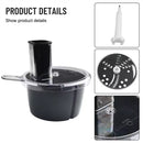 Thermomix TM6 & TM5 Accessory: Vegetable Cheese Cutter for radish, sweet potato slicing, fits food processor container.