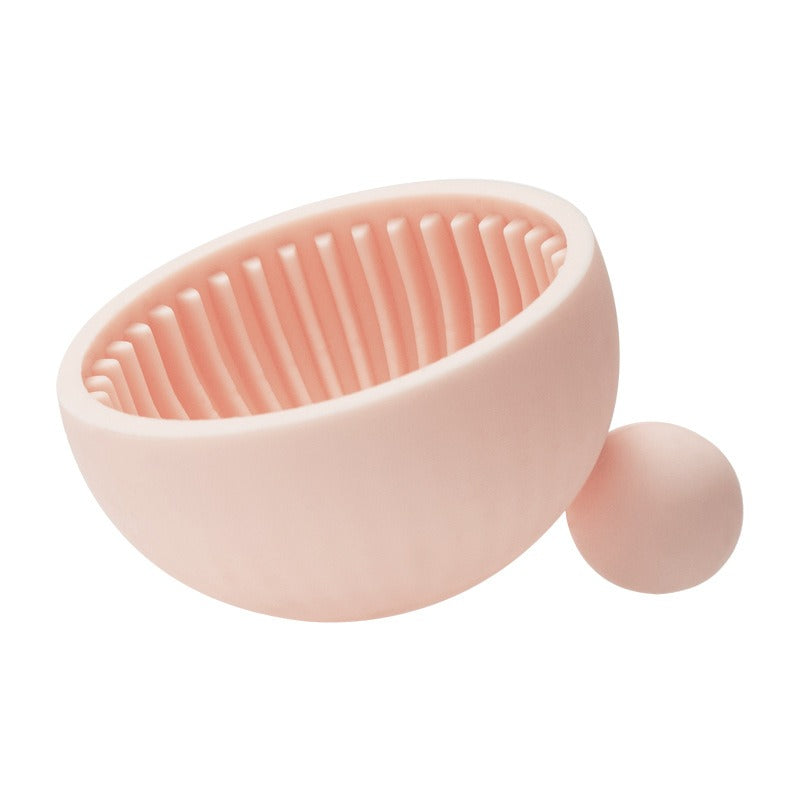 Creative Xiaowangzi Makeup Brush Cleaning Plate - TrendTrove