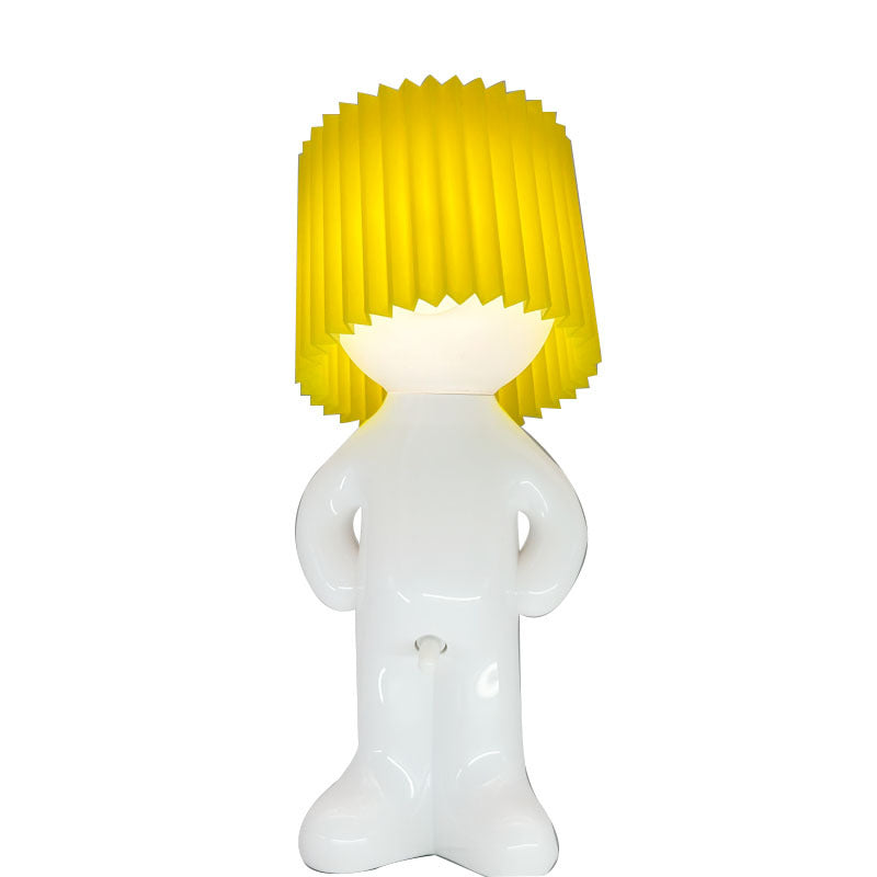USB plug-in creative MR P shy desk lamp a little shy boy naughty night light without plug - TrendTrove