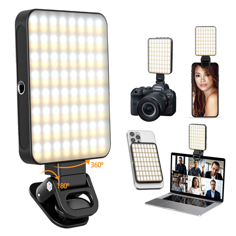 Magnetic fill light LED video conference phone fill light camera photography live broadcast photography pocket light - TrendTrove