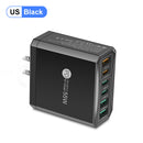 Fast charging mobile phone charger standard PD55W QC3.0+PD25W 3PD+3USB travel charging head - TrendTrove