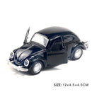 Alloy Car Model Classic Car Door Pull Back Children's Toy Car Girl Cake Decoration Car Ornaments