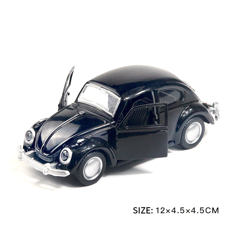 Alloy Car Model Classic Car Door Pull Back Children's Toy Car Girl Cake Decoration Car Ornaments